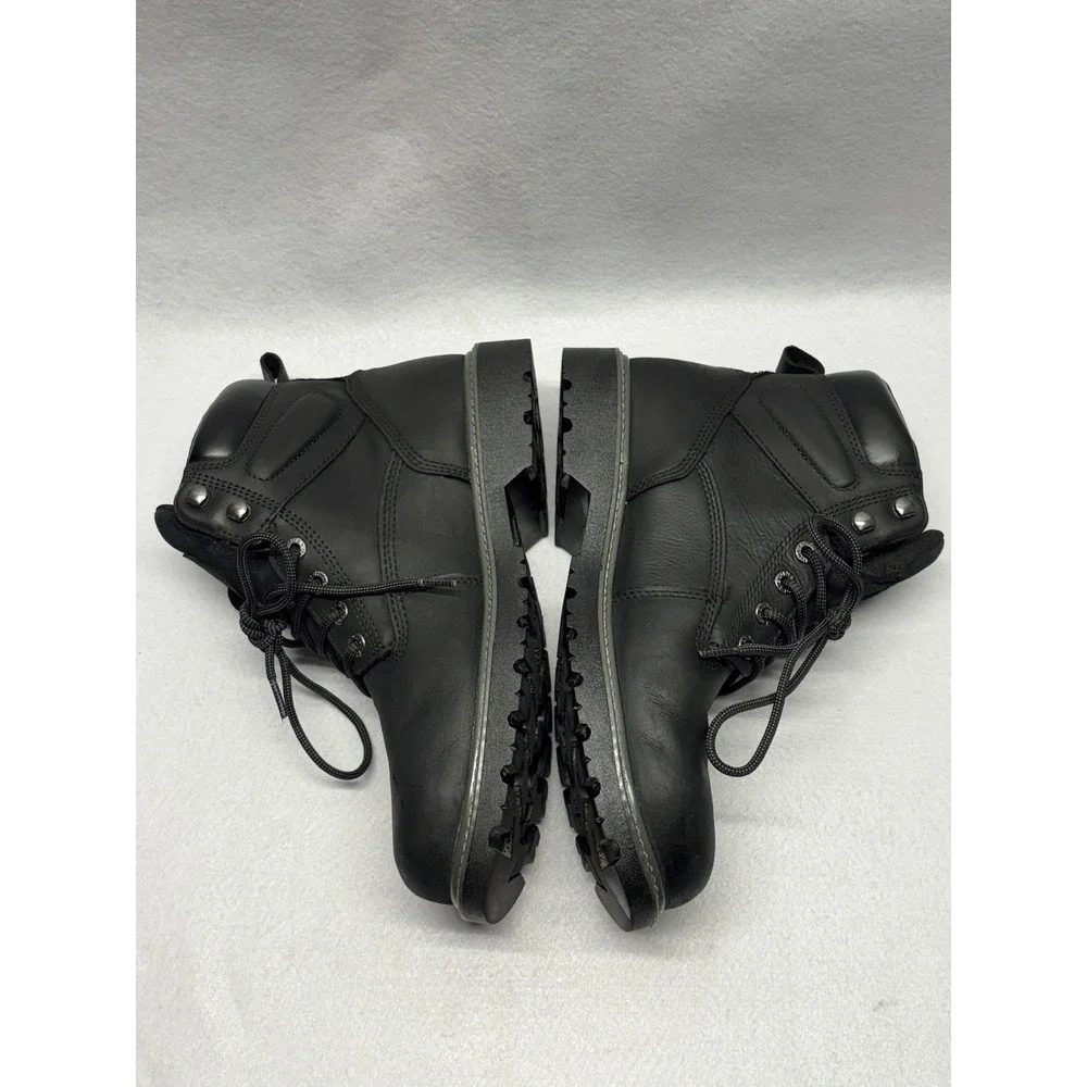 Wolverine Floorhand Waterproof Leather Work Boots Black W10691 Mens 10.5 EW